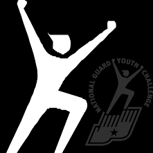 National Guard Youth Challenge logo with stylized figure raising arms and star emblem