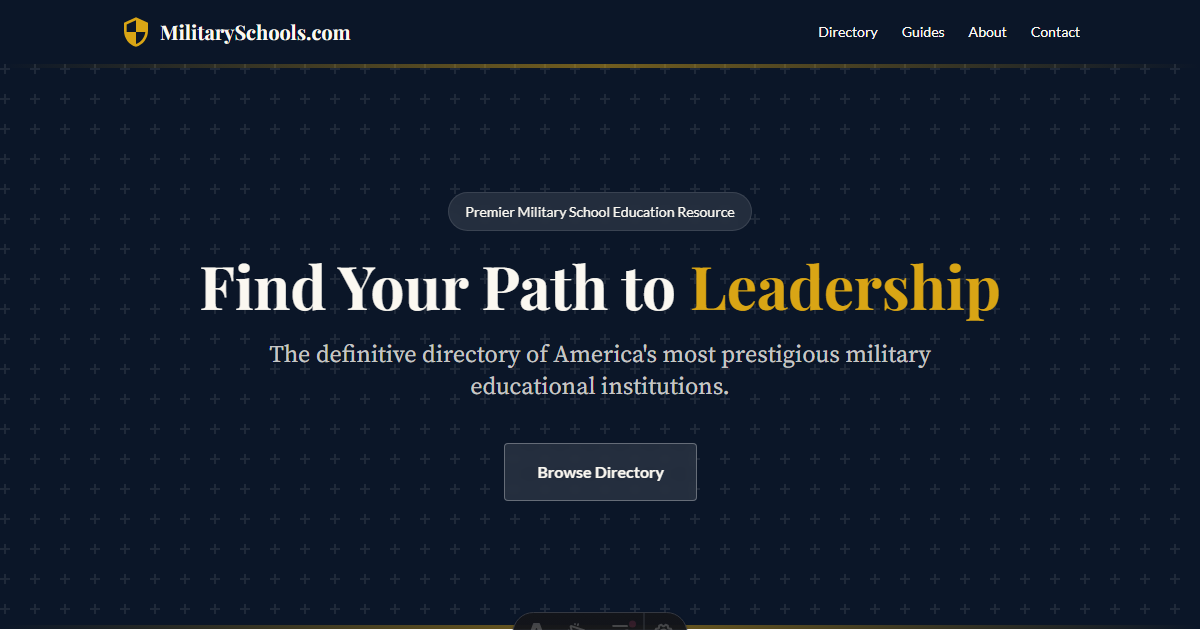 MilitarySchools.com logo